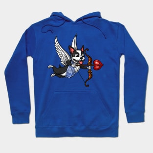 Boston Terrier Dog Cupid Valentines Day Love Pet Hoodie